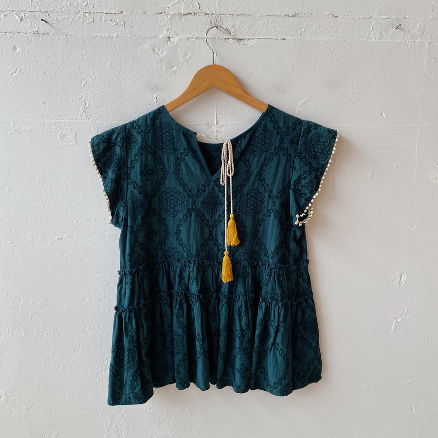 SIZE M | Floral Blouse