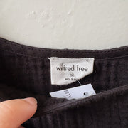 SIZE 2X | Black Muslin Dress