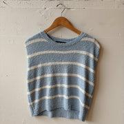 SIZE L | Blue Striped Top