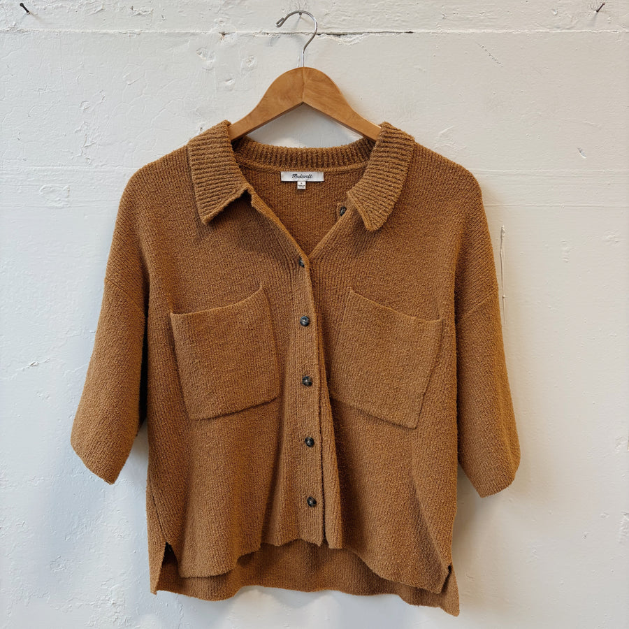SIZE S | Madewell Camel Button Up