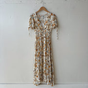 SIZE XS | Yellow Floral Dress