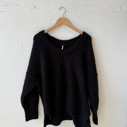 SIZE XL | Black Free People Sweater
