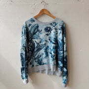 SIZE M | Anthropologie Blue Crewneck