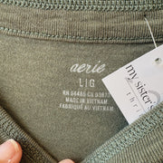 SIZE L | Aerie Green Dress