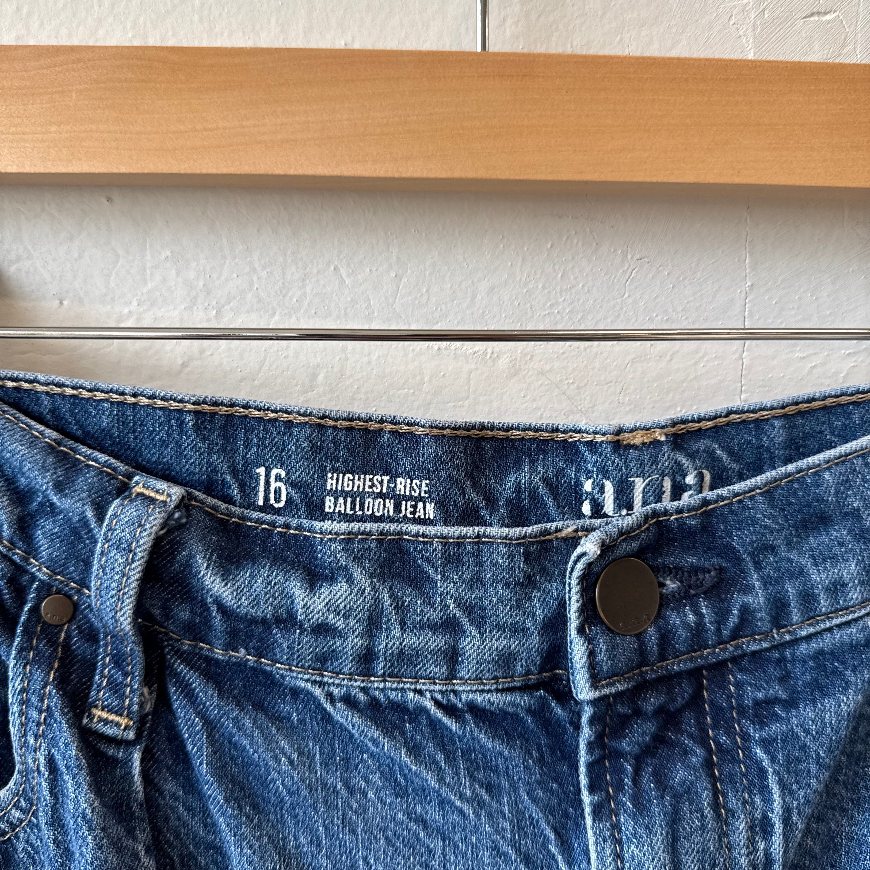 SIZE 16 | Dark Denim Jeans