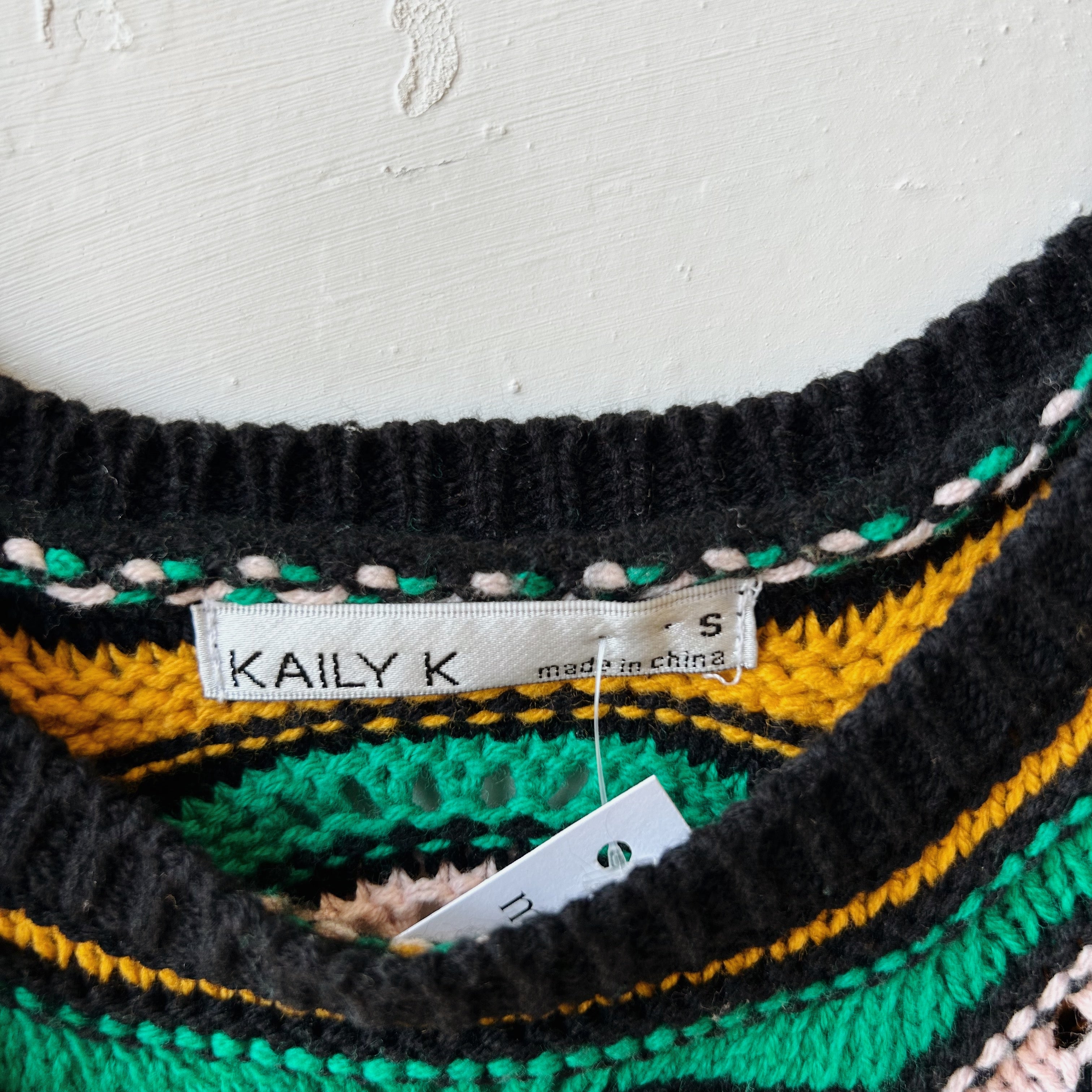 SIZE S | Multicolor Crochet Tank Top