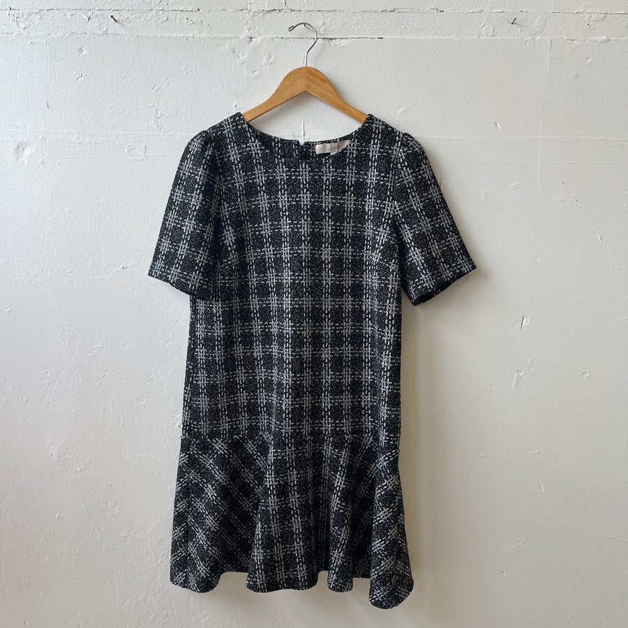 Size M | Black + White Dress