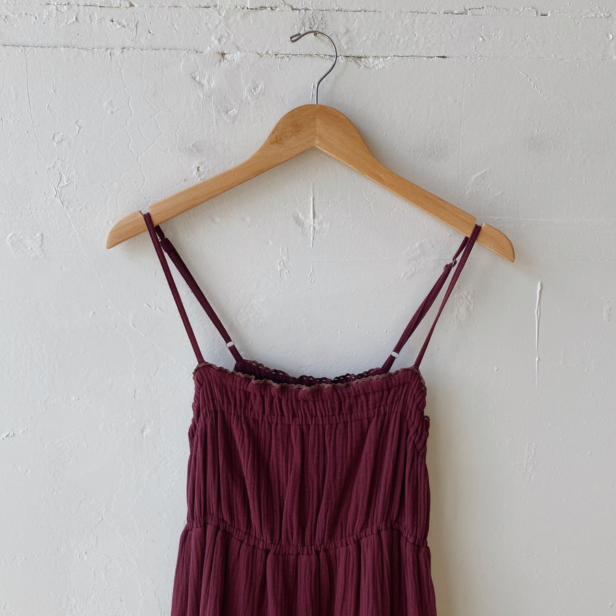 Size M | Maroon Maxi Dress