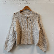 SIZE S | Neutral Textured Cardigan
