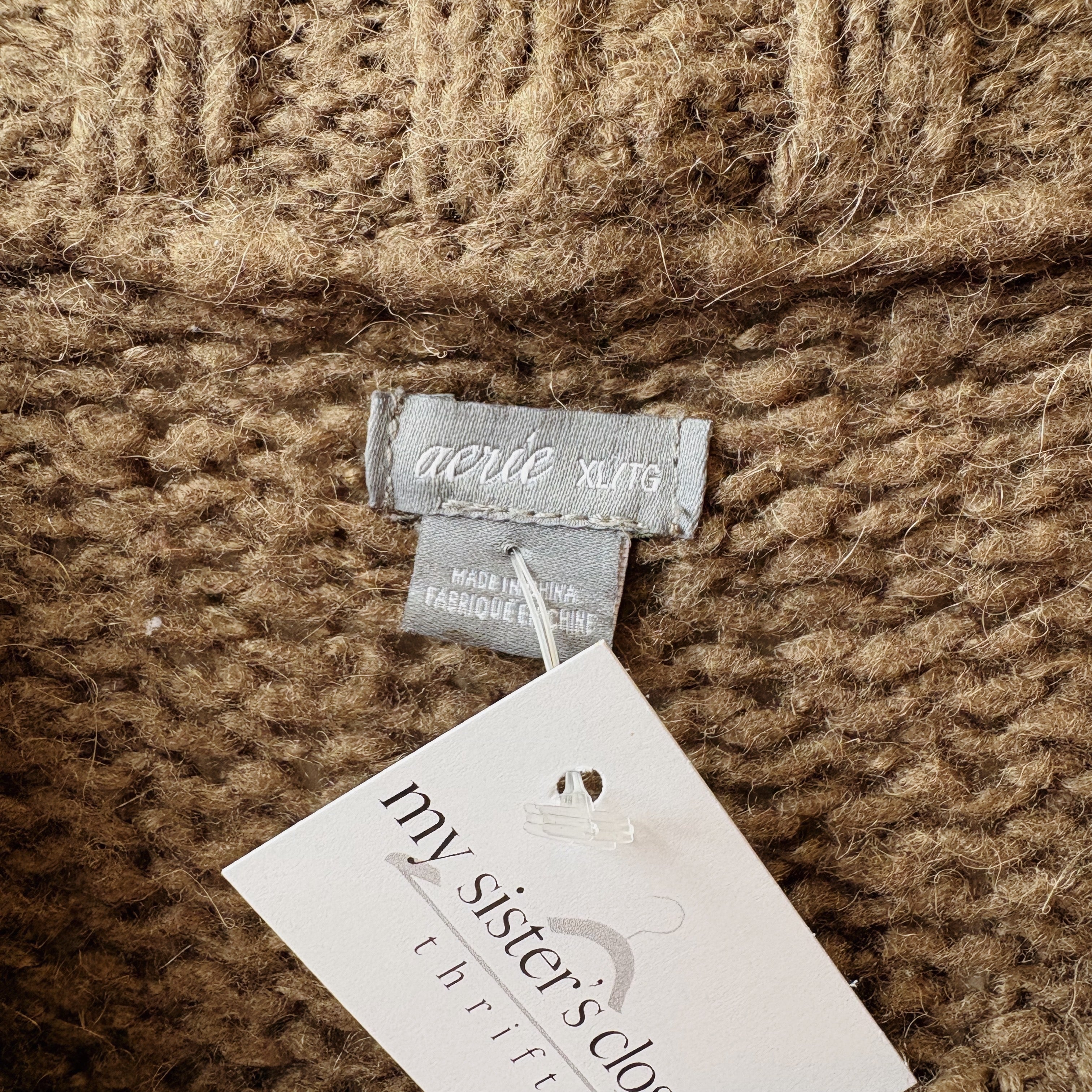 SIZE XL | Aerie Green Sweater