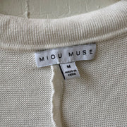 SIZE M | White Striped Top