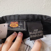 SIZE 20 | Black Jean Shorts