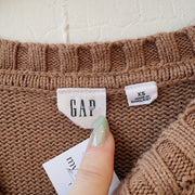 SIZE XS | Brown Striped Sweater