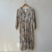 SIZE XL | White Floral Dress