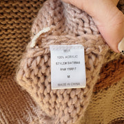 Size M | Brown Striped Sweater