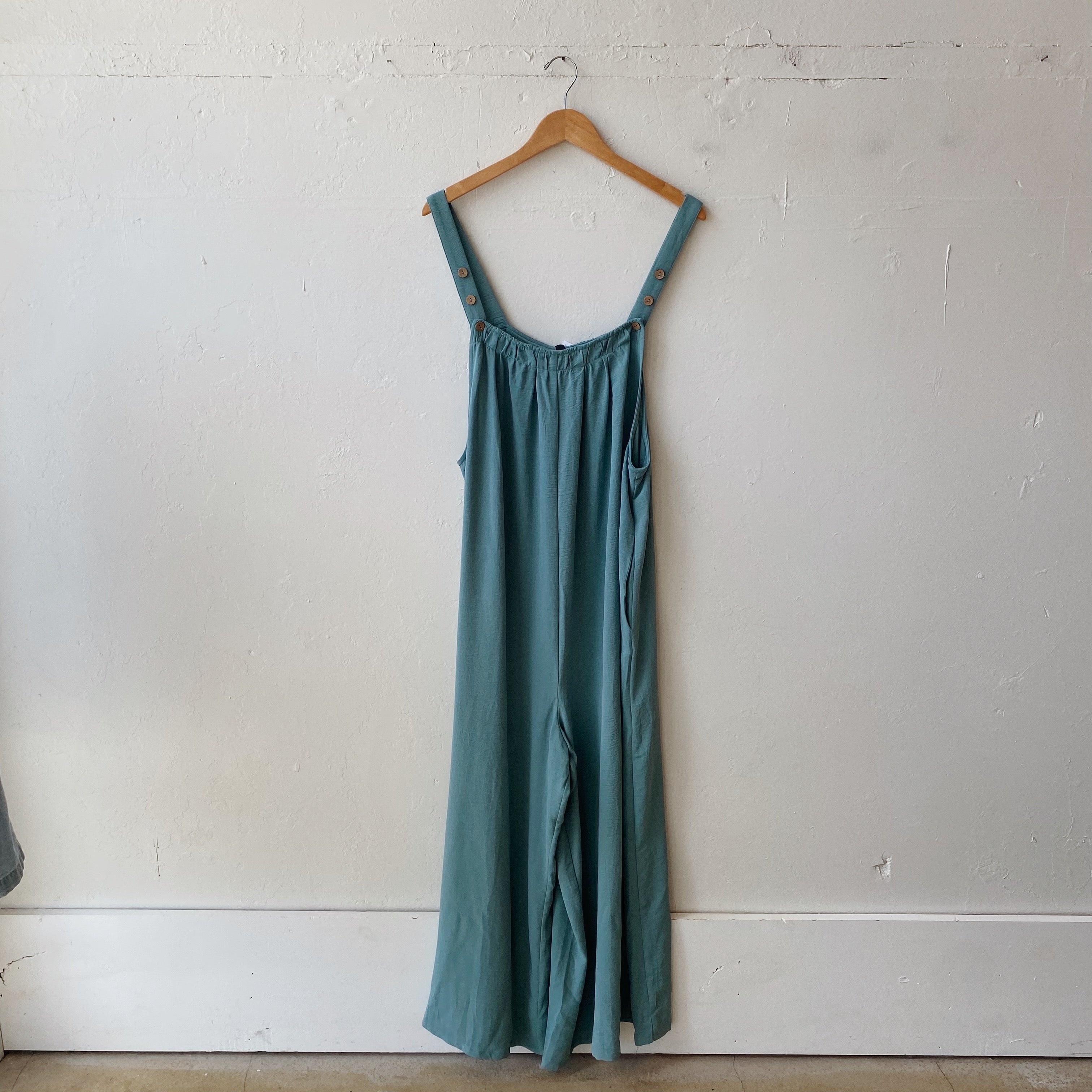 Size XXL | Teal Jumpsuit