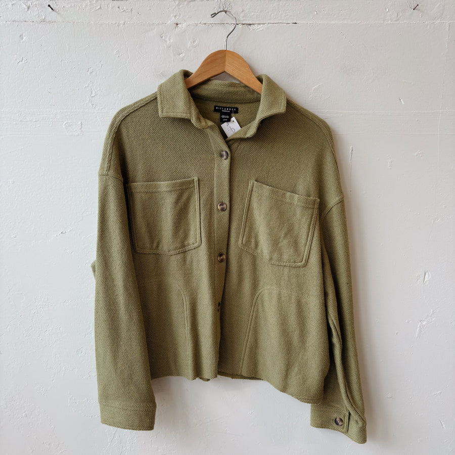 SIZE S | Green Button Up