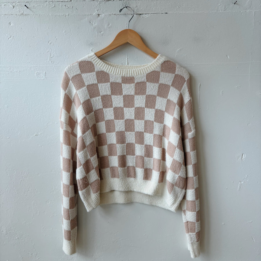 SIZE M | Checkered Sweater