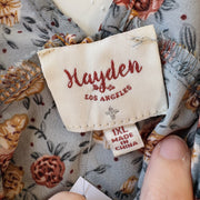 SIZE 1XL | Blue Floral Top