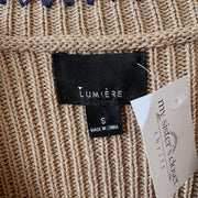 SIZE S | Brown Pocket Sweater