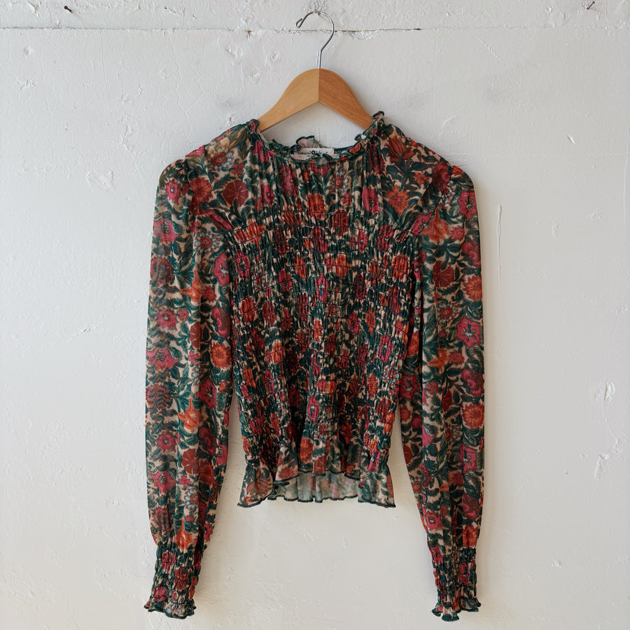 Size S | Natural Life Mesh Top