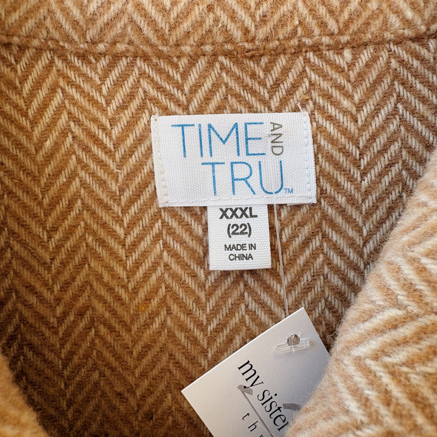 SIZE XXXL | Neutral Shacket