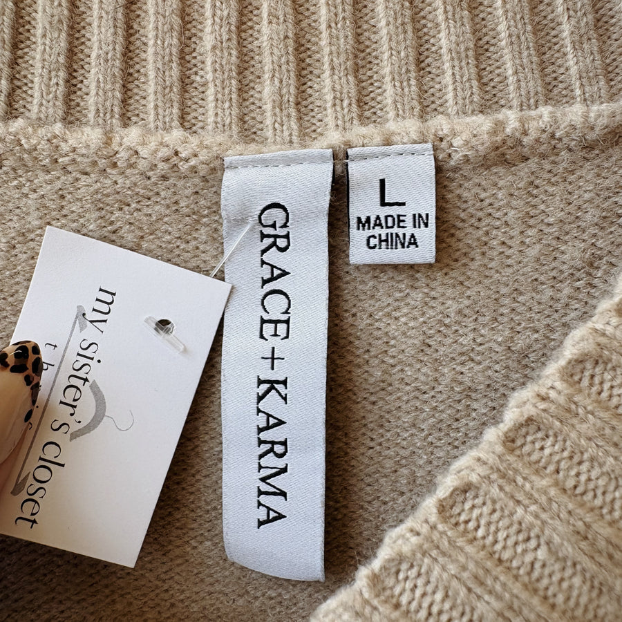 Size L | Striped Sweater