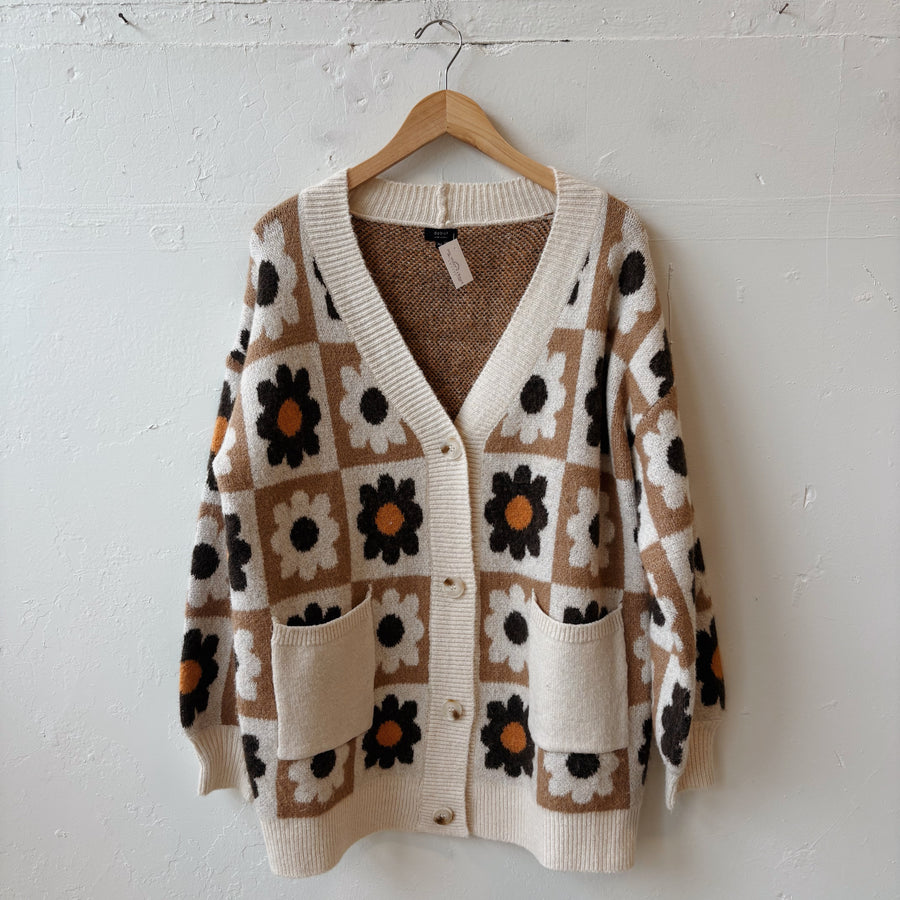 SIZE M/L | Flower Cardigan