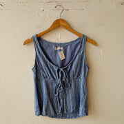 SIZE S | Striped Tie Top