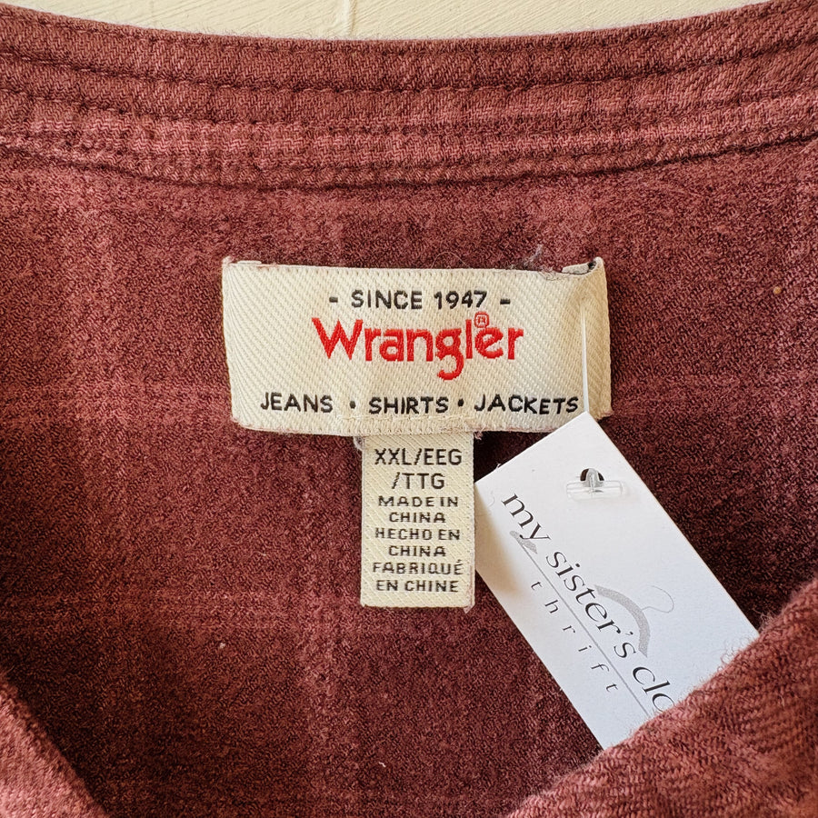 SIZE XXL | Red Plaid Top