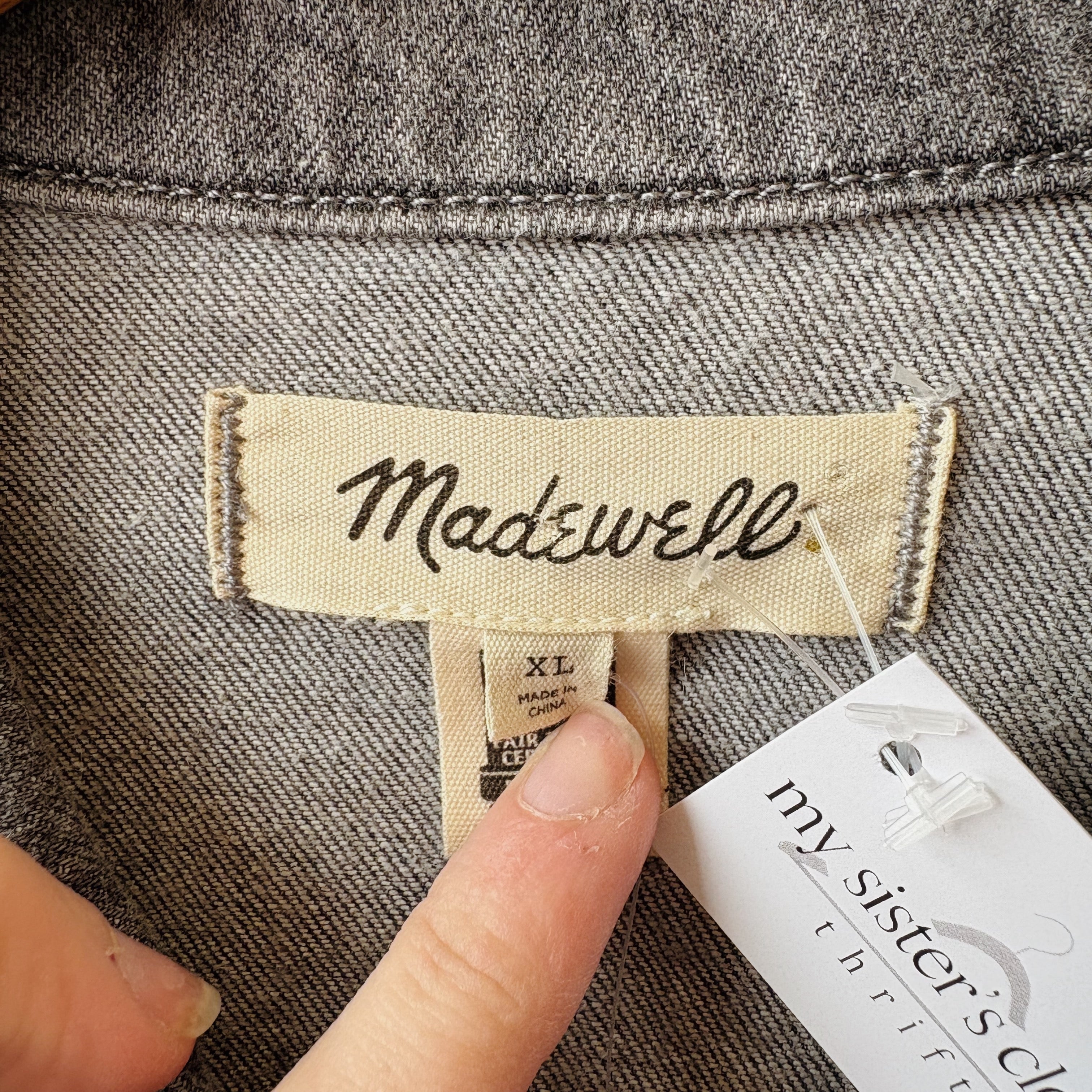 SIZE XL | Madewell Denim Jacket