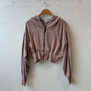 SIZE S | Free People Cropped Zip Up