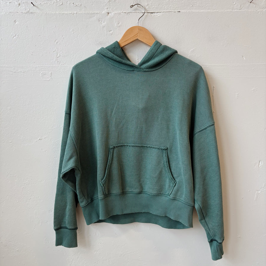 SIZE S | AE Green Cropped Hoodie