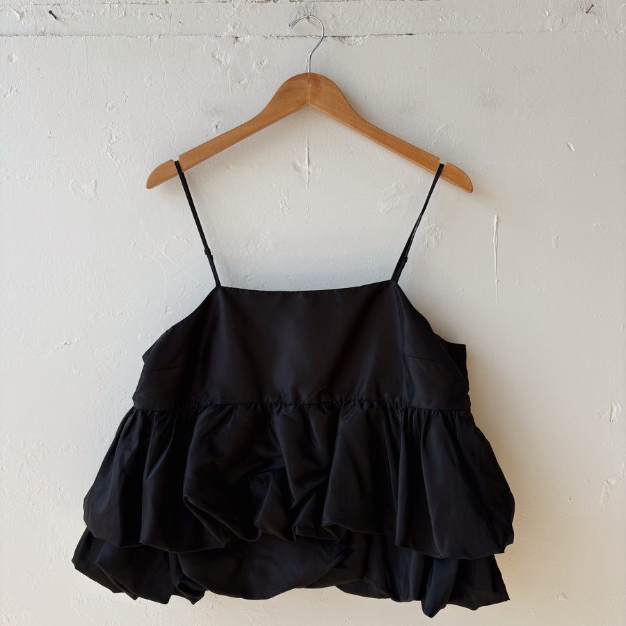 SIZE L | Black Pouf Tank Top