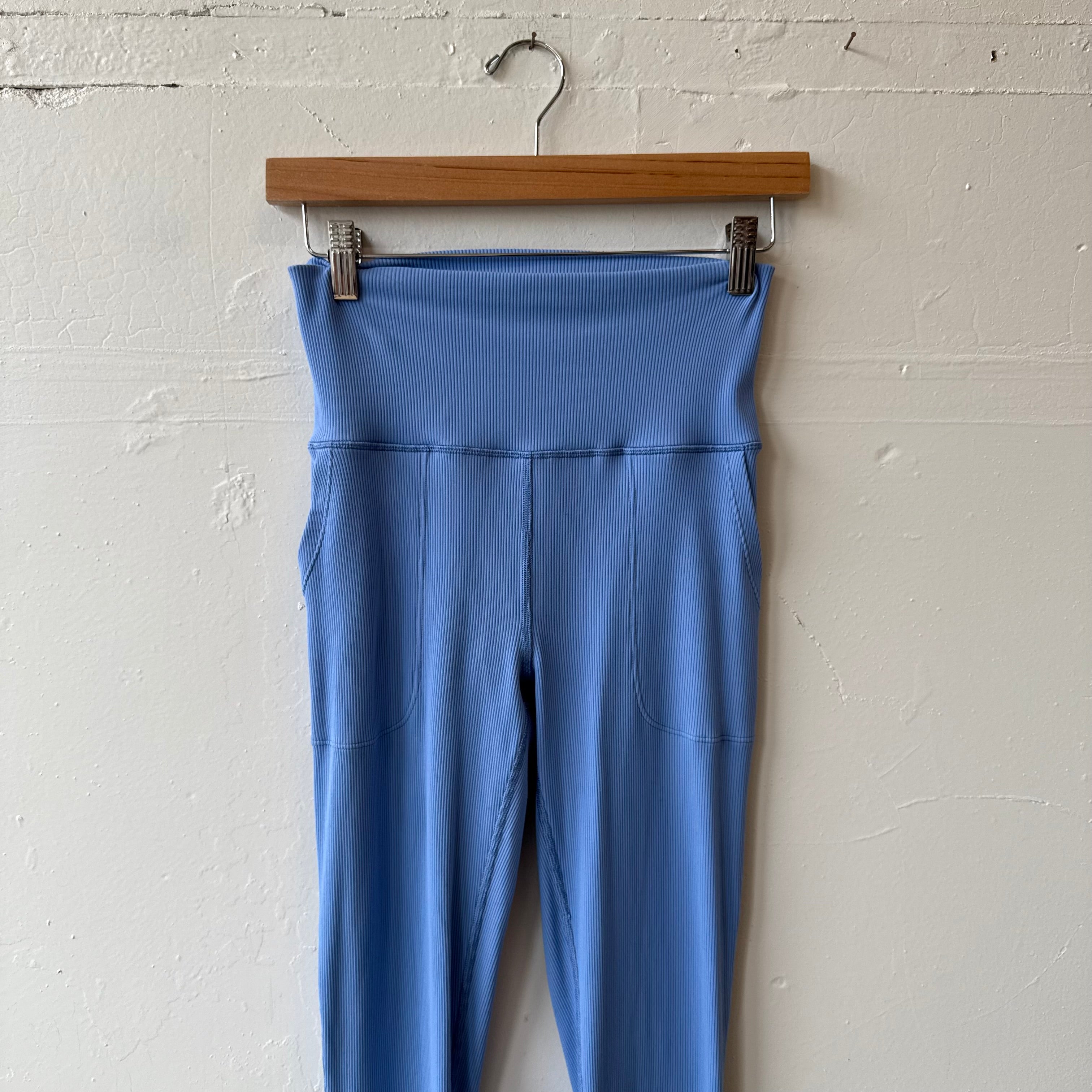 SIZE M Long | Blue Flare Leggings