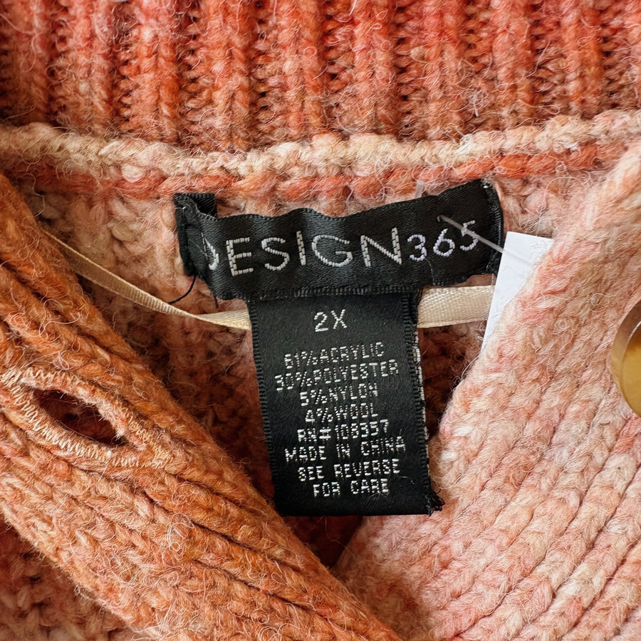 SIZE 2X | Pink Sweater