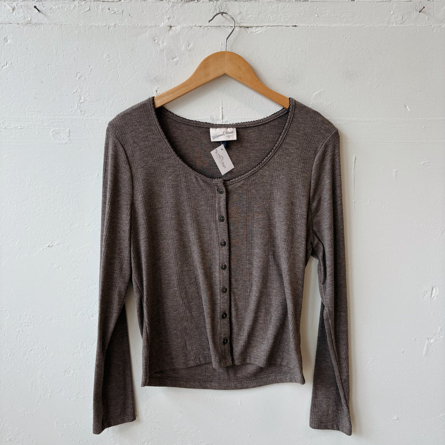 SIZE L | Brown Light Button Up