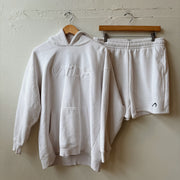 SIZE L/XL | White Sweat Set