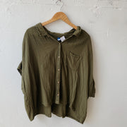 Size XXL | Green Button Up