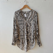 SIZE S | Free People Black and White Top