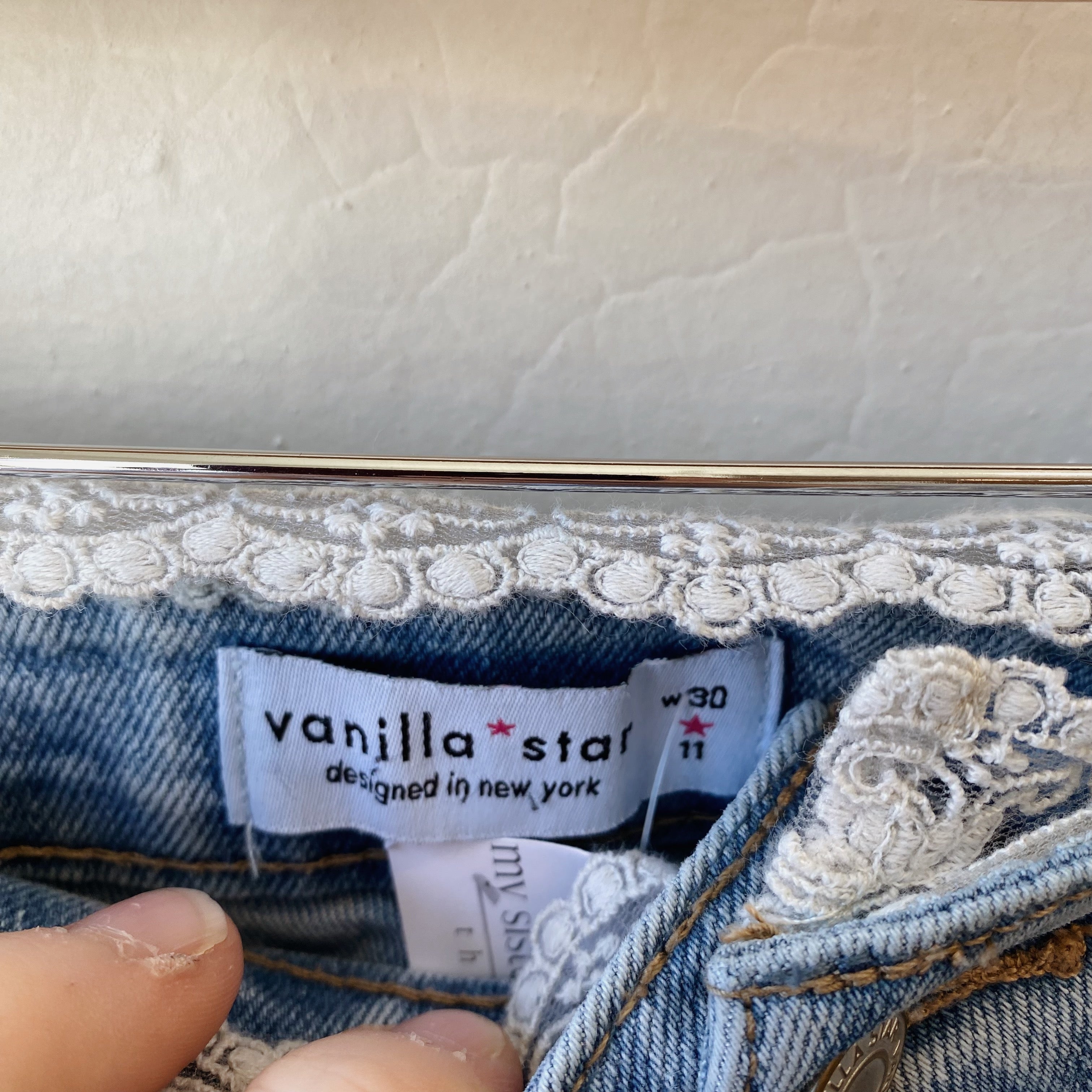 SIZE 11| Lace Jeans