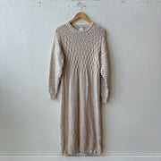 One Size | Neutral Sweater Dress