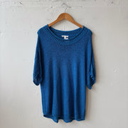 SIZE 18 | Blue Knit Top