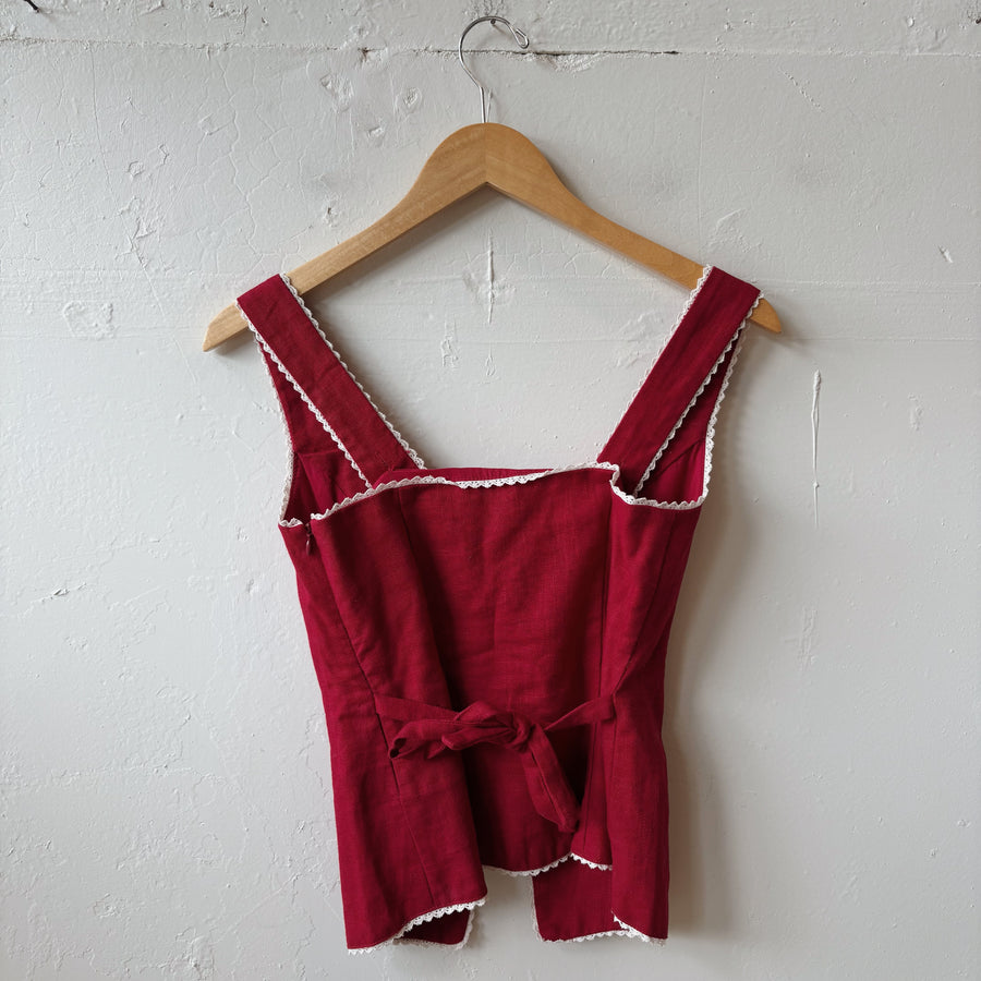 SIZE XS | Boutique Red Tank Top