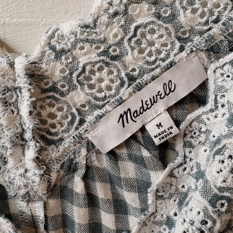 SIZE M | Madewell Gingham Top