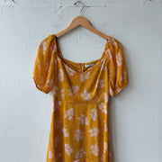 SIZE S | Yellow Floral Dress