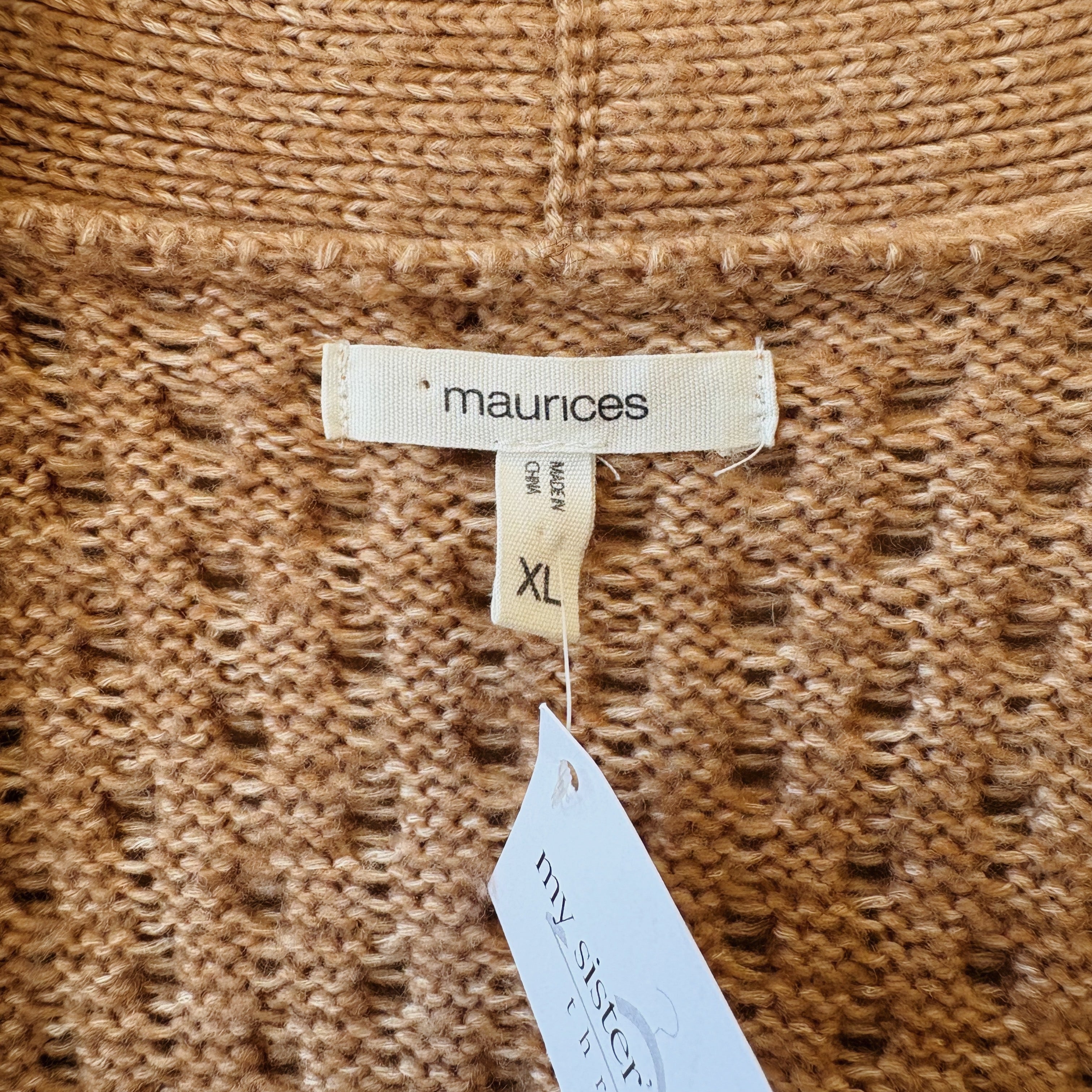 SIZE XL | Camel Color Cardigan