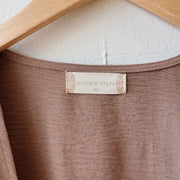 SIZE XS | Altard State Neutral Tie Top