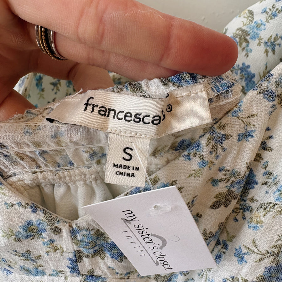 SIZE S | Blue Floral Dress