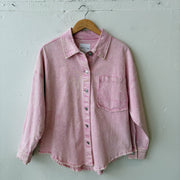 SIZE S | Pink Denim Jacket